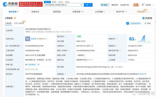 眾擎機器人注冊資本增至320.7萬元 人工智能基礎軟件開發的戰略進階與行業啟示